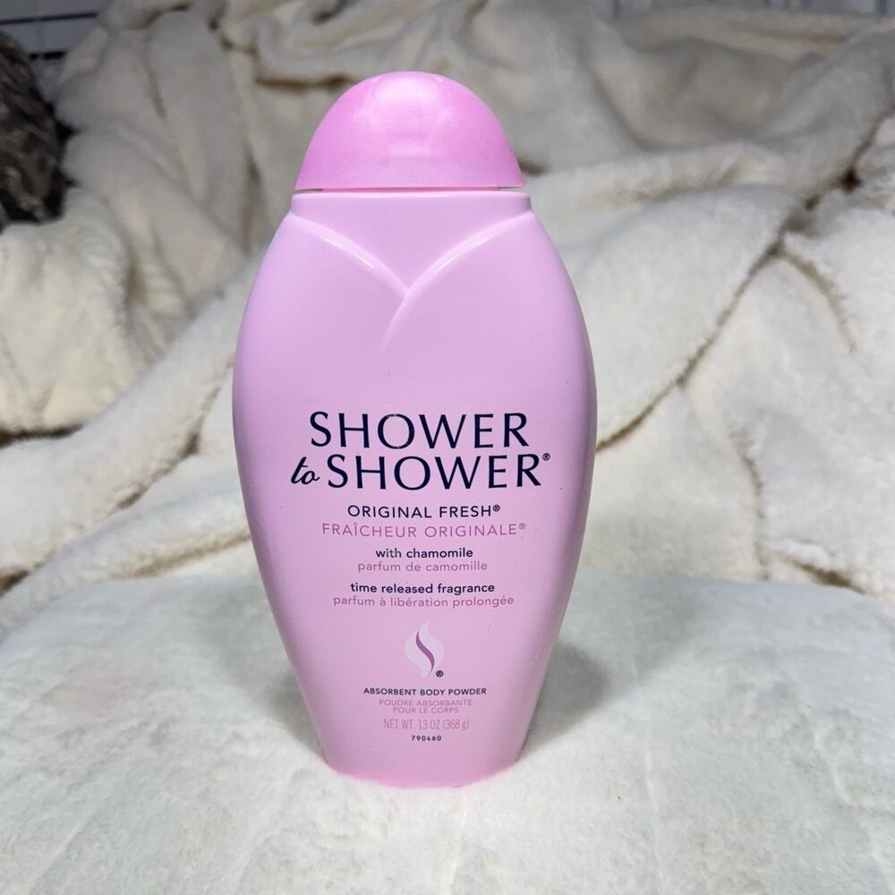 New! Shower to Shower talcum powder